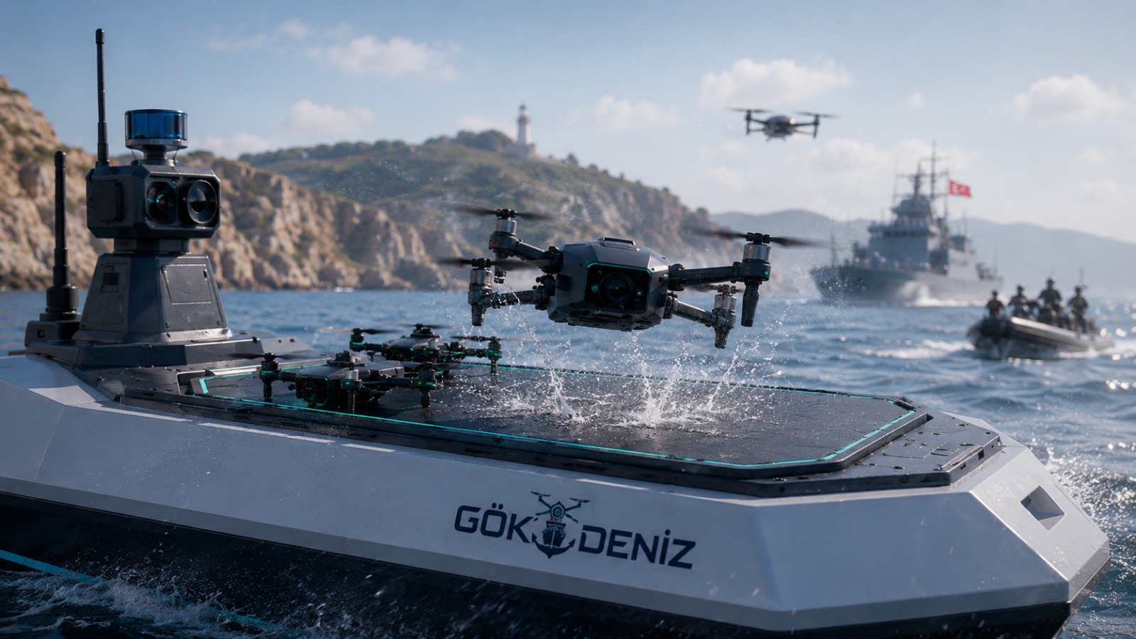 Gökdeniz İDA üzerinden havalanan mini drone